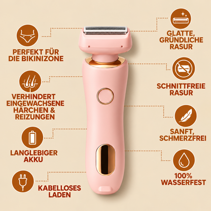 Rasoir Électrique 2-en-1 Femme