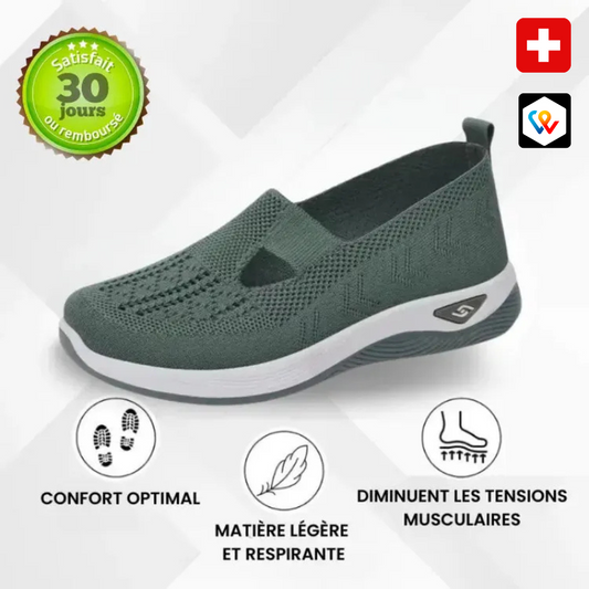 ErgoStepia™ – Baskets à confort orthopédique pour femme