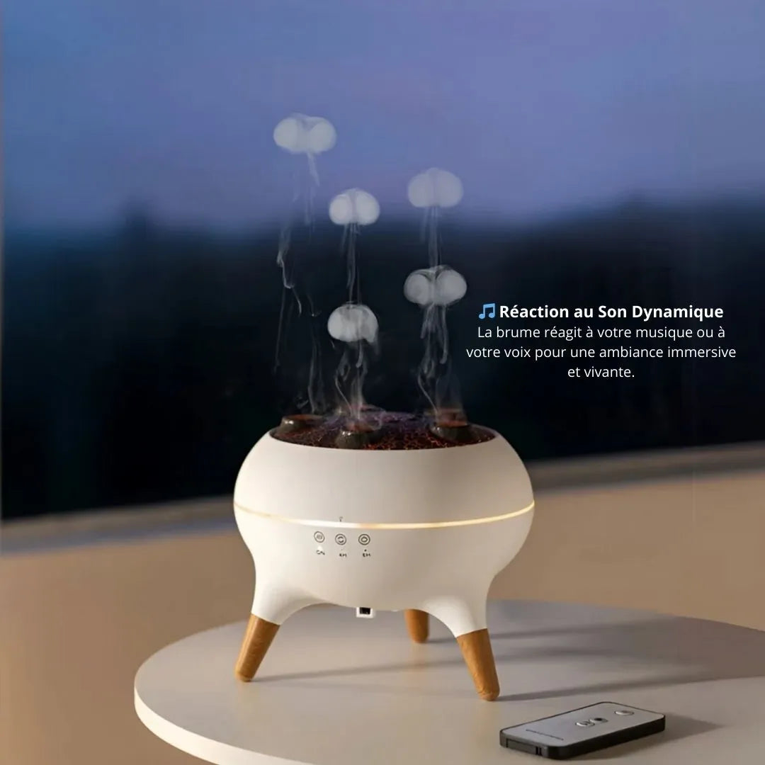 Diffuseur d'Huiles Essentielles à Effet Brume Apaisante
