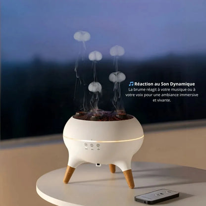 Diffuseur d'Huiles Essentielles à Effet Brume Apaisante