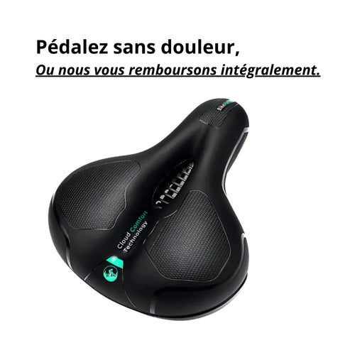 Selle de vélo ultra-confortable pour réduire les douleurs