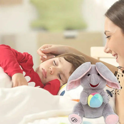 Peluche musicale éléphant pour bébé