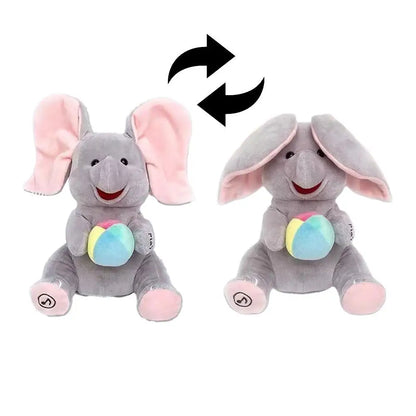 Peluche musicale éléphant pour bébé