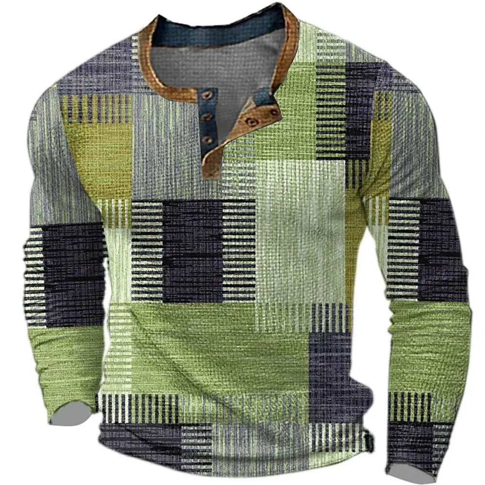 Chemise patchwork pour homme