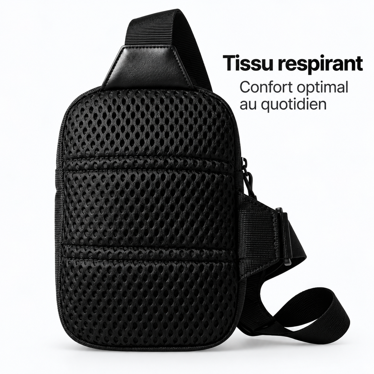 Sac bandoulière antivol compact avec protection RFID