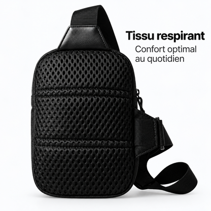Sac bandoulière antivol compact avec protection RFID