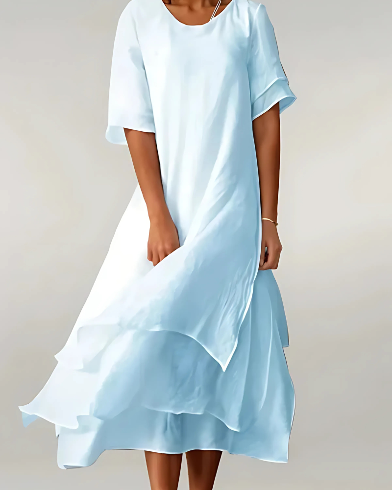 Isilde – Robe longue élégante en coton