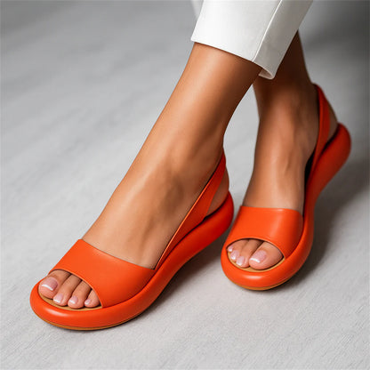 Sandales ouvertes confortables et antidérapantes pour femme