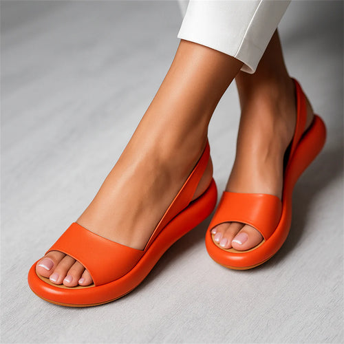Sandales ouvertes confortables et antidérapantes pour femme
