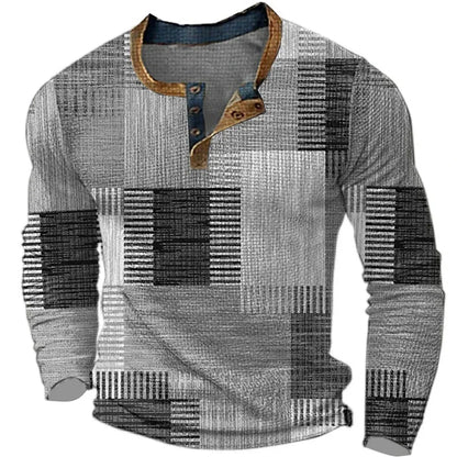 Chemise patchwork pour homme