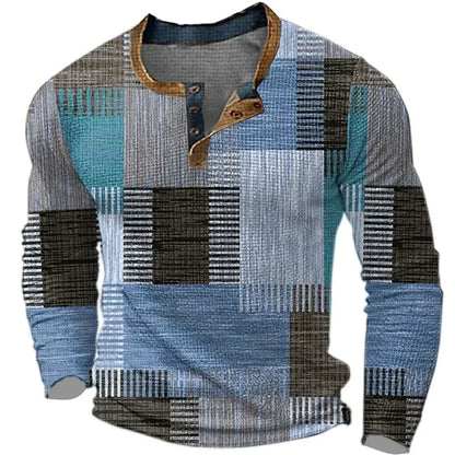 Chemise patchwork pour homme