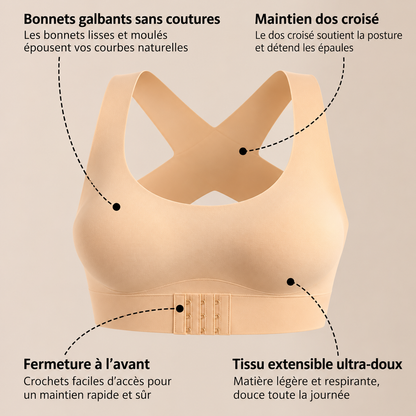 Soutien-Gorge Correcteur de Posture Sans Armatures