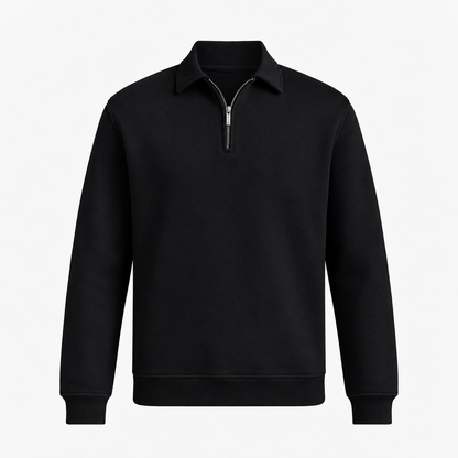 Pull Homme à Col Zippé