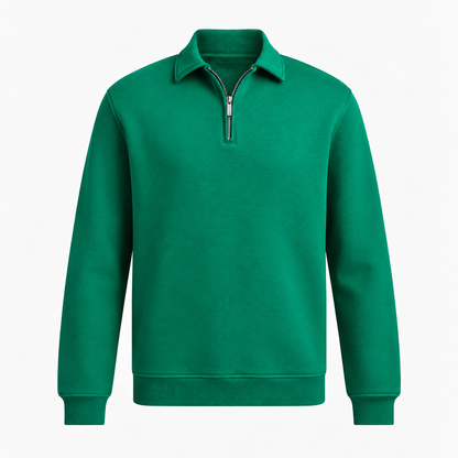 Pull Homme à Col Zippé