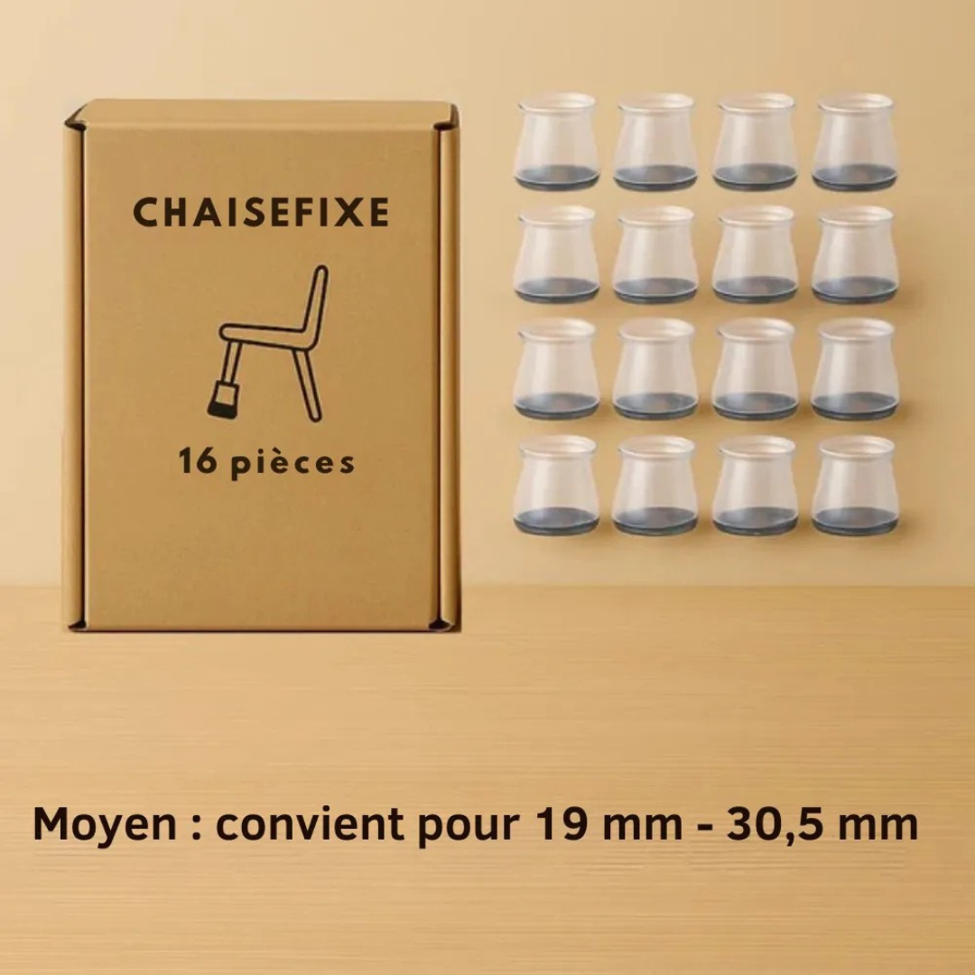 Protège-pieds en silicone pour chaises