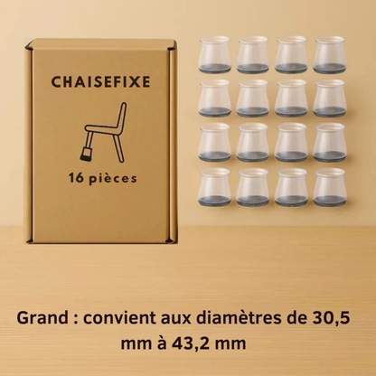 Protège-pieds en silicone pour chaises