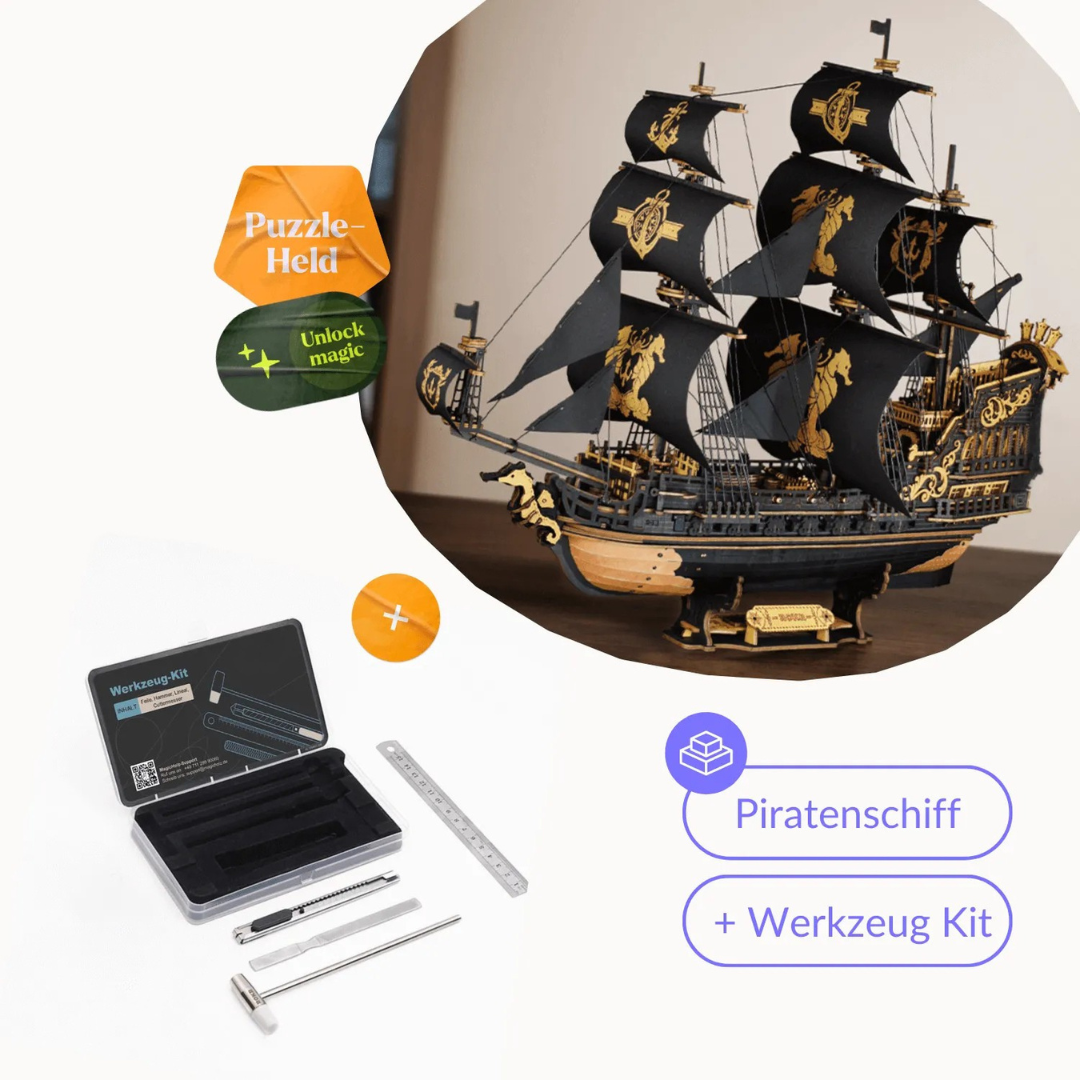 Piratenschiff Holzmodell