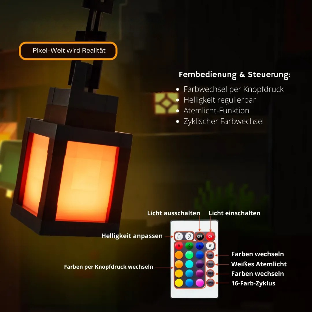 Pixel Retro Lanterne