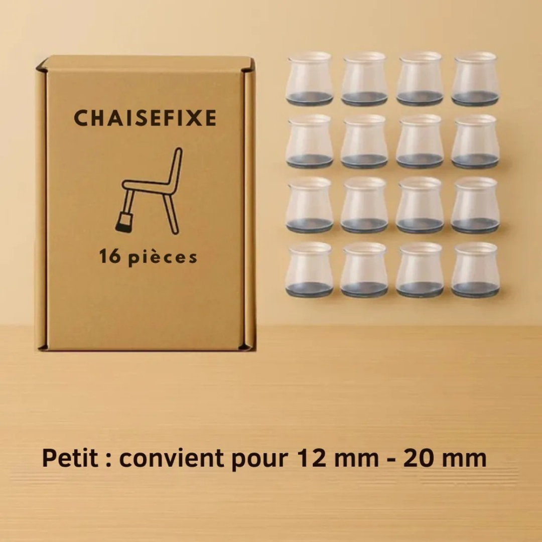 Protège-pieds en silicone pour chaises