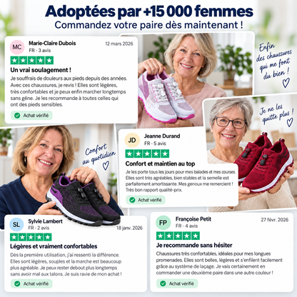 Chaussures Orthopédiques Légères pour Pieds Larges