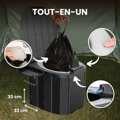 Toilette Portable Pliante Compacte