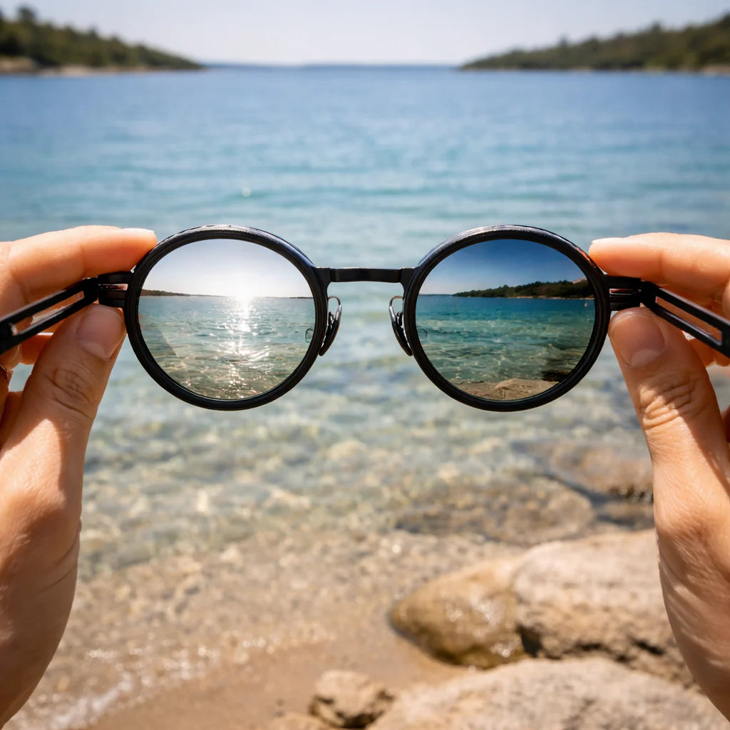Lunettes de Soleil Polarisées à Teinte Ajustable