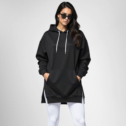 Robe à capuche oversize