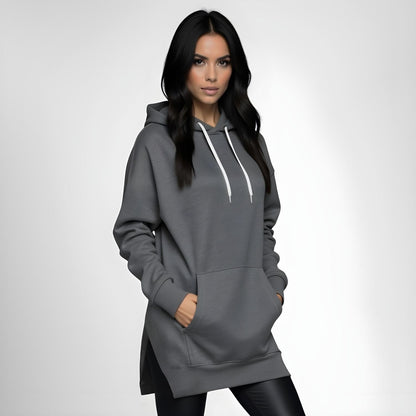 Robe à capuche oversize
