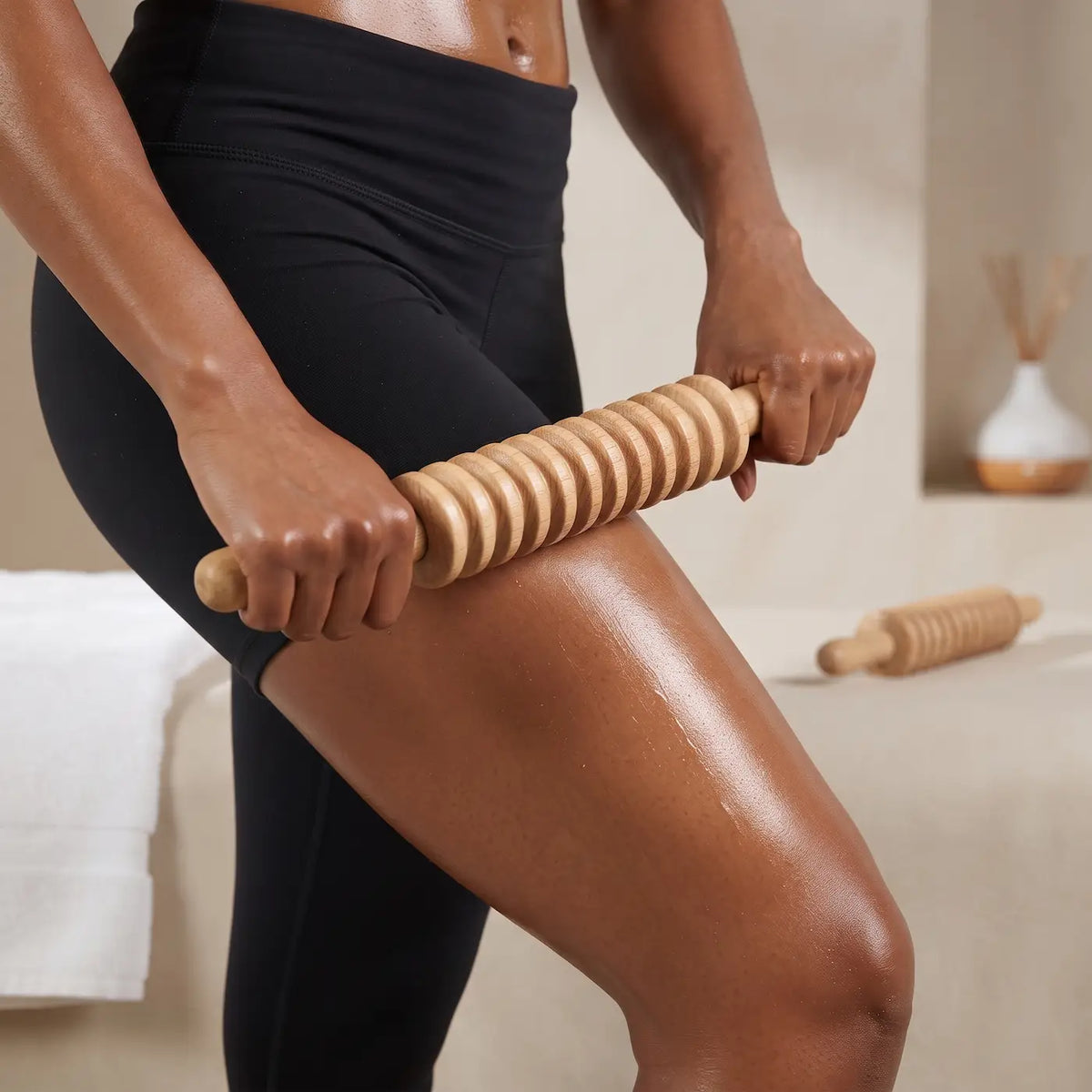 3-teiliges Massage-Set aus Holz