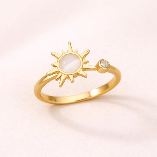 Anti-Stress-Ring mit Sonnenmotiv