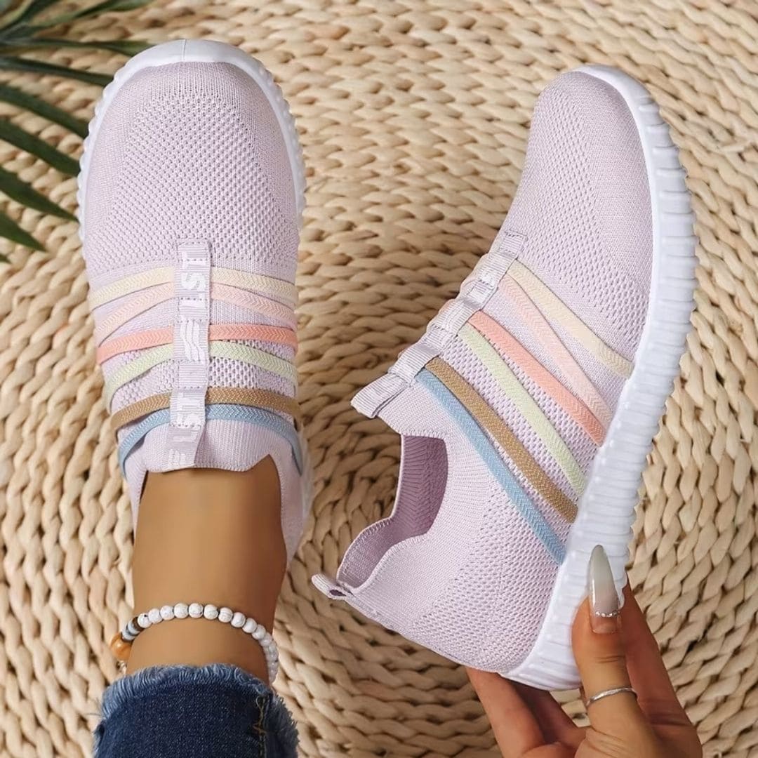 Sneakers sans lacets légères et respirantes