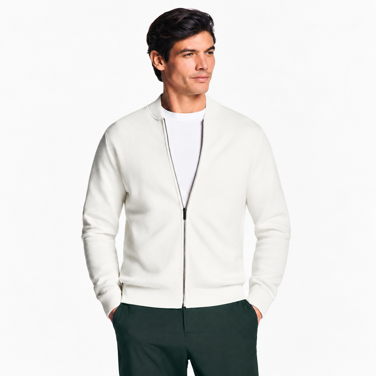 Gilet zippé homme élégant et confortable