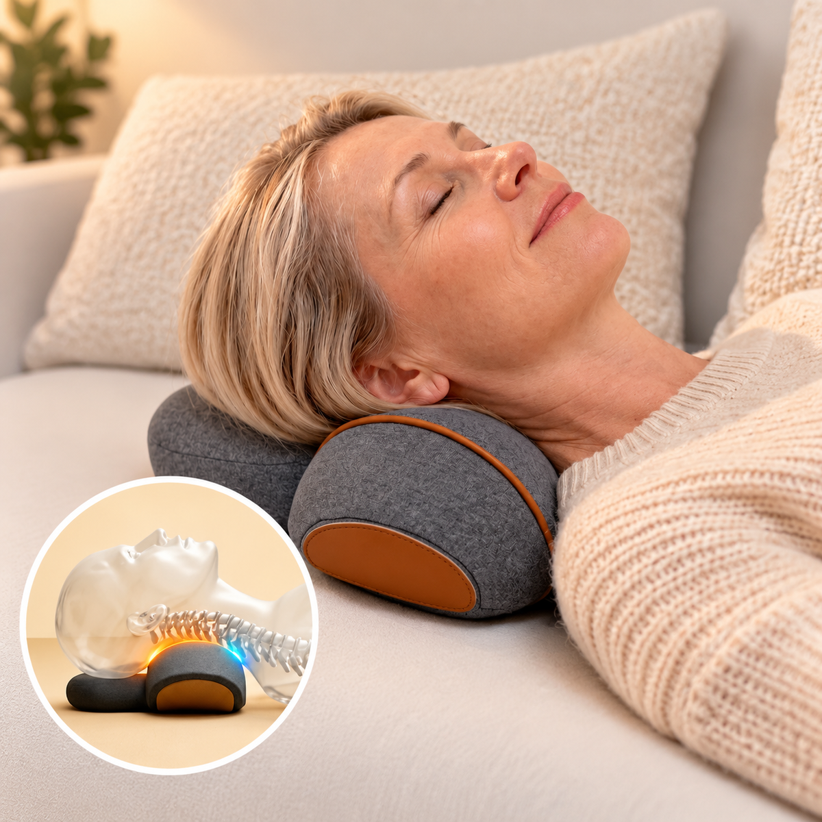 Coussin de Massage Cervical Multifonction