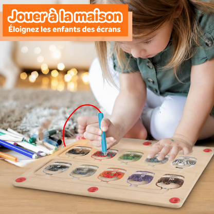 Magnetisches Lernlabyrinth für Kinder