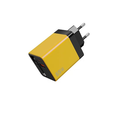 Chargeur rapide 65W avec 2 ports USB et câble détachable