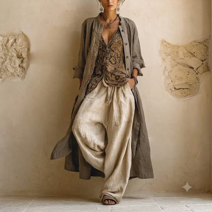 Veste denim bi-matière femme