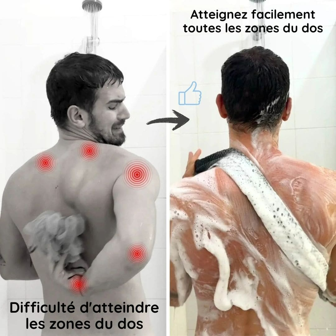 Serviette Exfoliante pour Douche