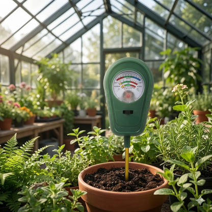 Testeur de sol 3-en-1 pour plantes