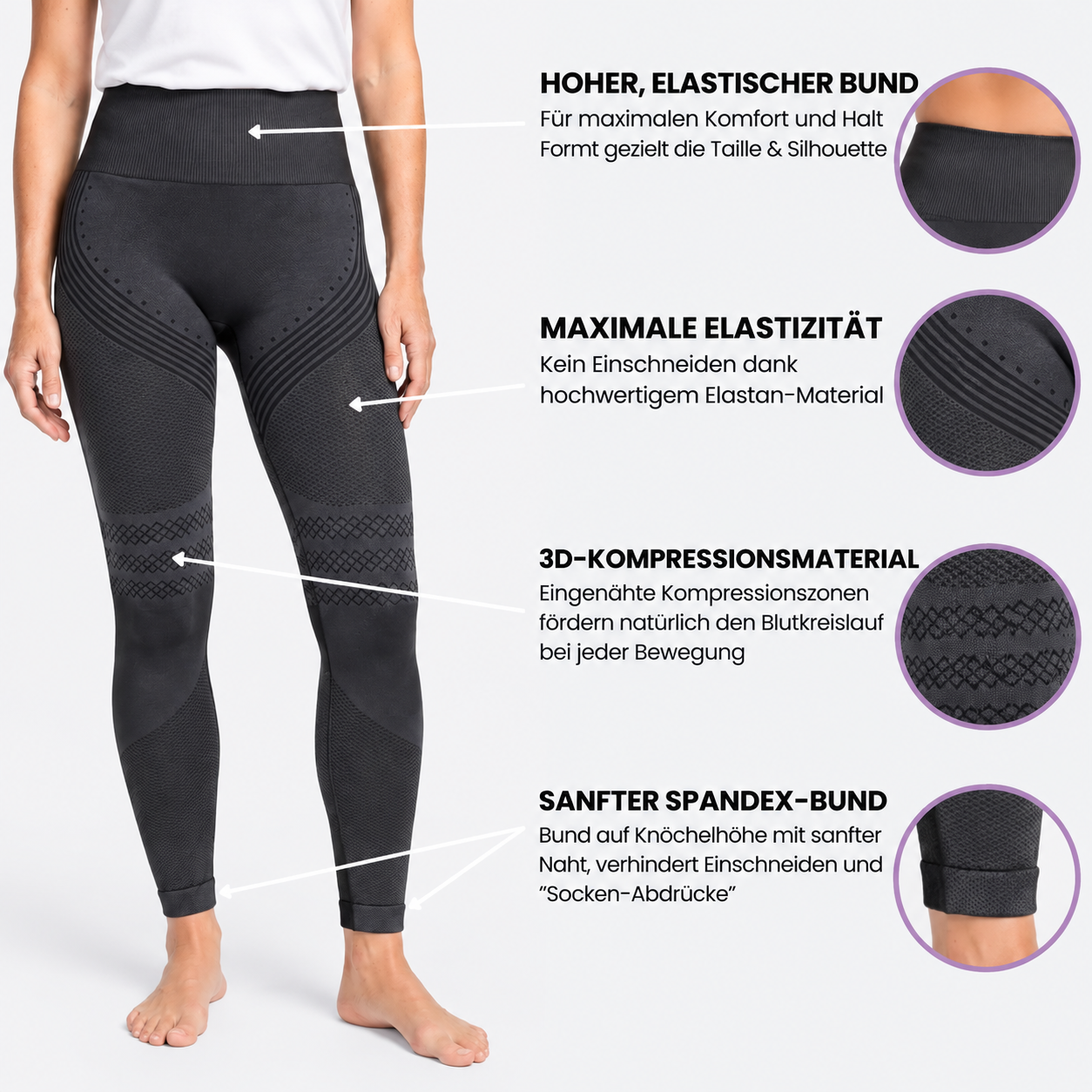 Legging sculptant femme