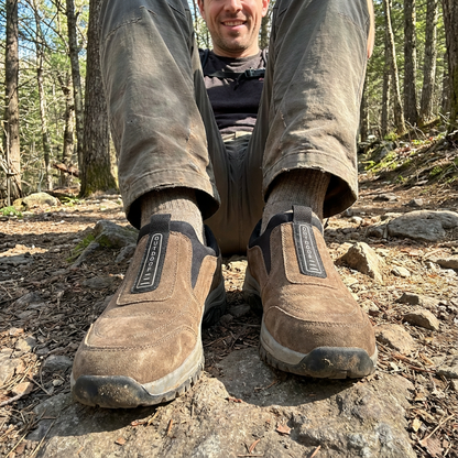 Rutschfeste Herrenschuhe, bequem und isolierend