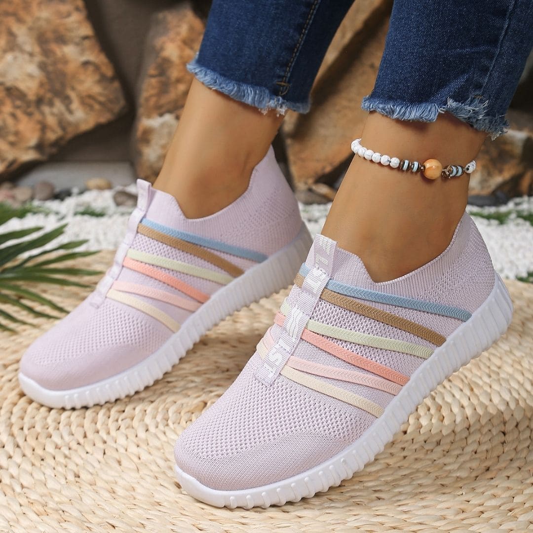 Sneakers sans lacets légères et respirantes