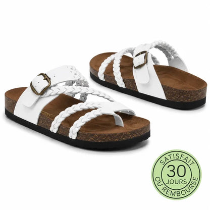 Sandales orthopédiques femme en cuir
