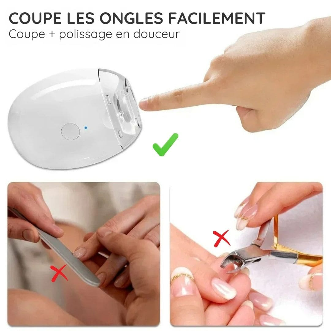 Schmerzfreier elektrischer Nagelknipser für Kinder und Erwachsene