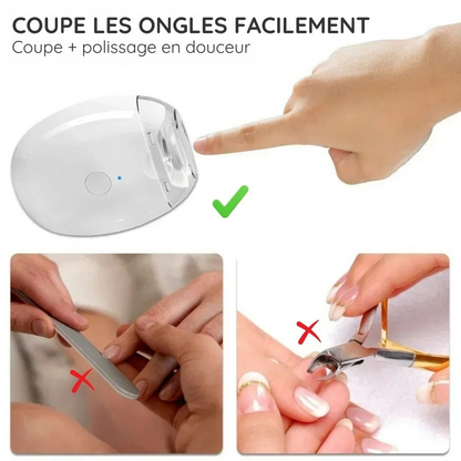 Schmerzfreier elektrischer Nagelknipser für Kinder und Erwachsene