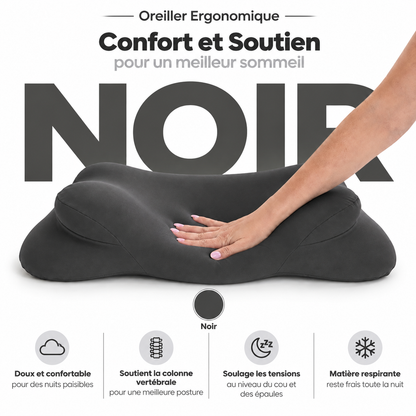 Oreiller Ergonomique à Zones de Soutien
