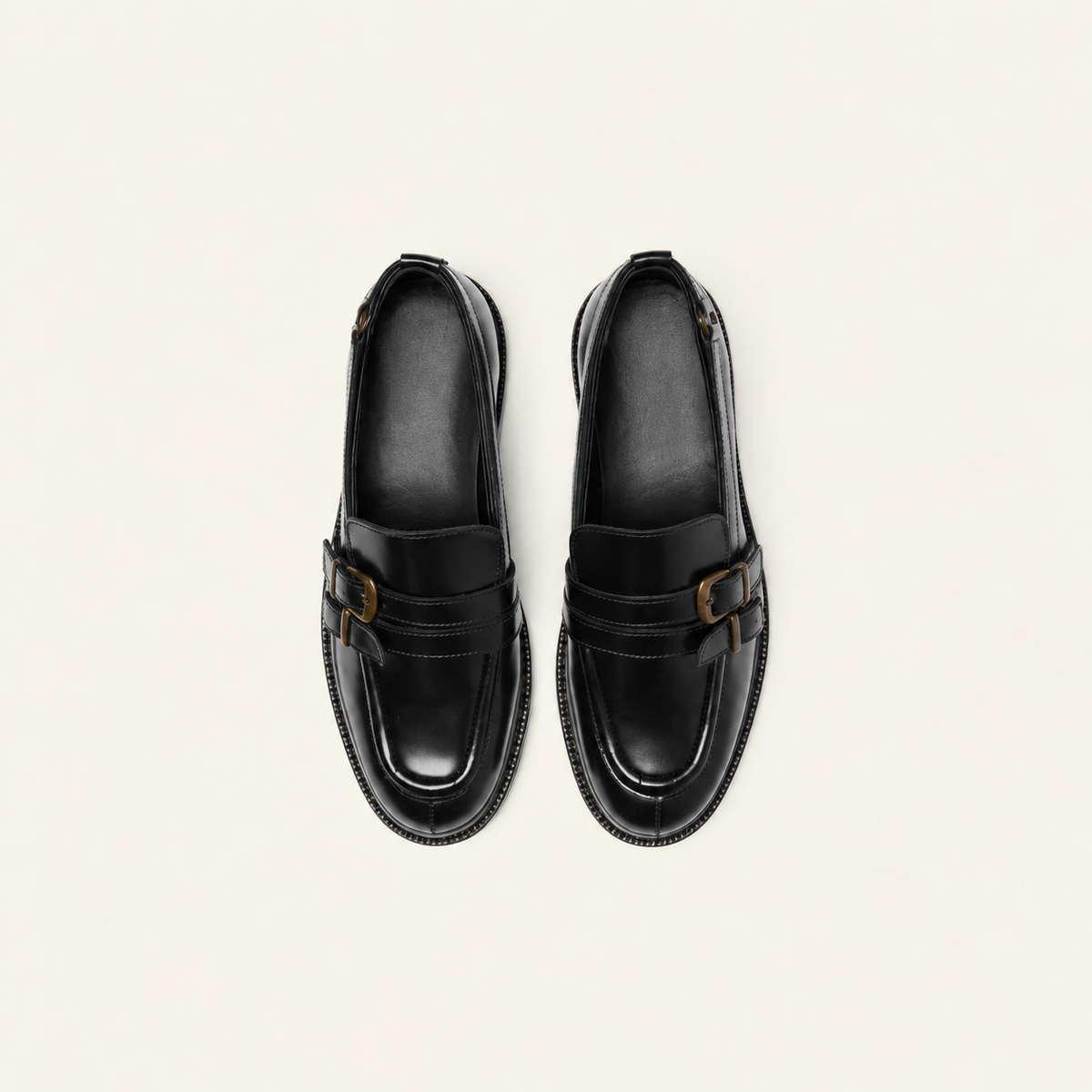 Mocassins Élégants en Cuir Noir