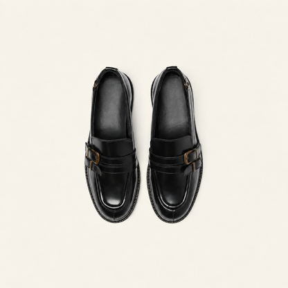 Mocassins Élégants en Cuir Noir