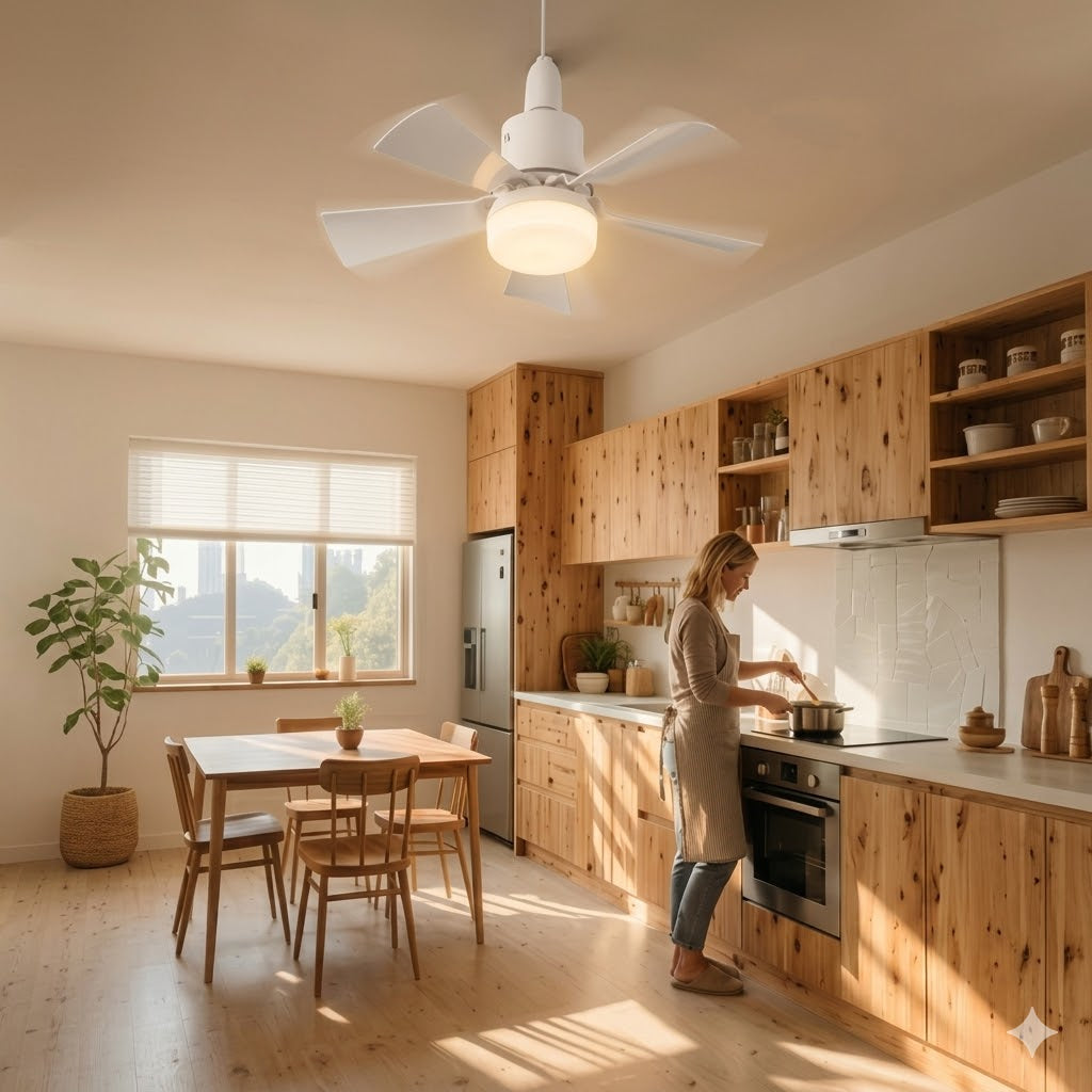 2-in-1-Ventilator mit Fernbedienung