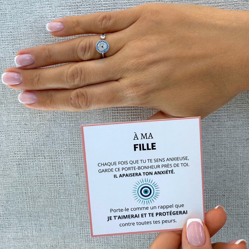 Bague porte-bonheur ajustable