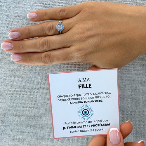 Bague porte-bonheur ajustable